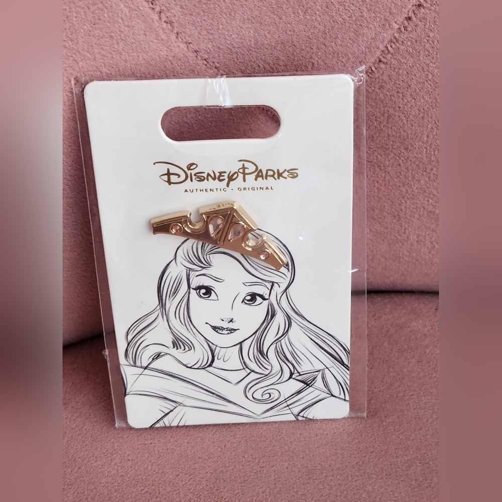 Disney Parks Princess Aurora Crown Pin NEW